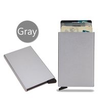 Portemonnaie RFID Slim Wallet Grau