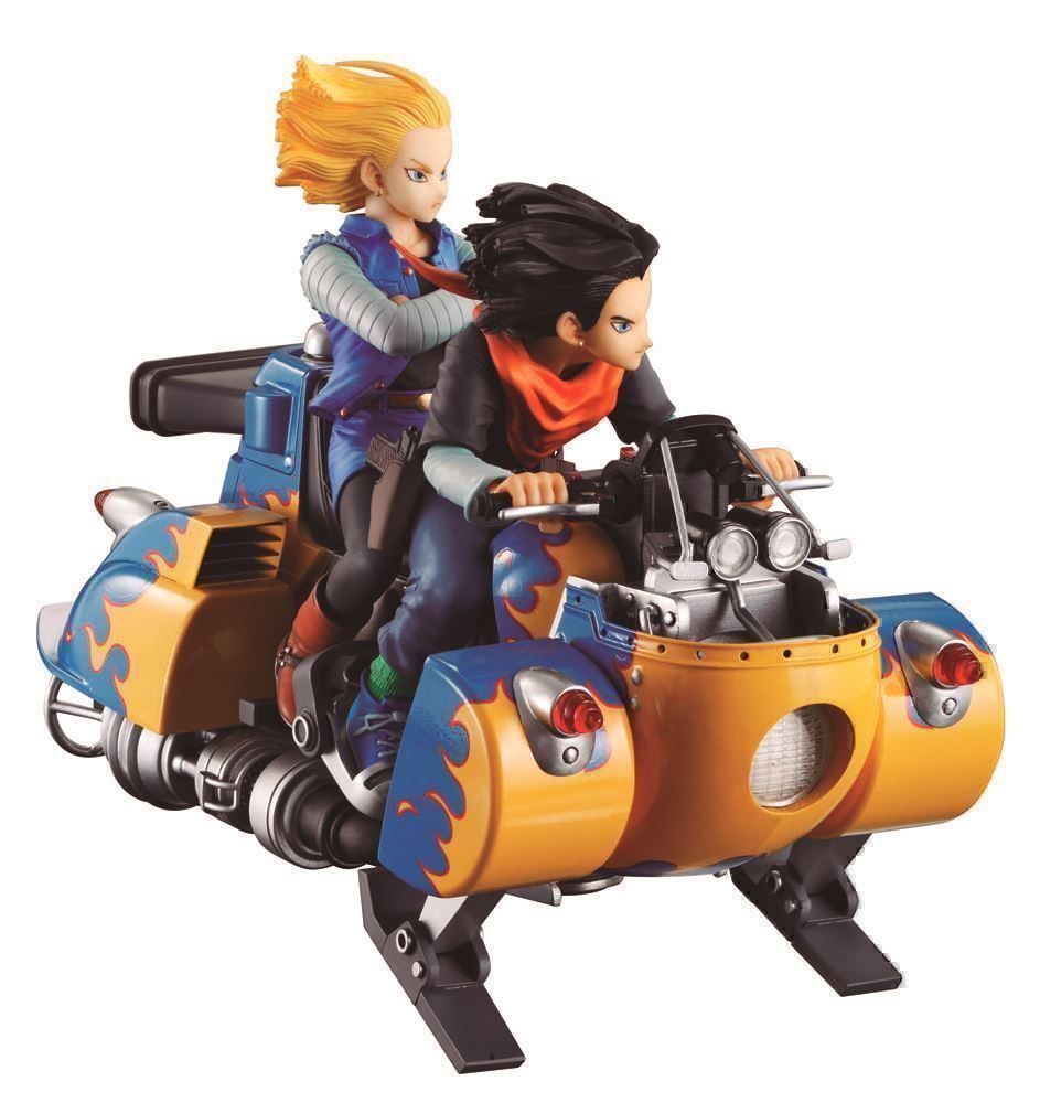 Statuette: Dragonball Z Desktop Real McCoy Android 17 et 18 – Nuovo e nell'imballaggio originale da St-Imier venduto da ATTAKSHOP 1