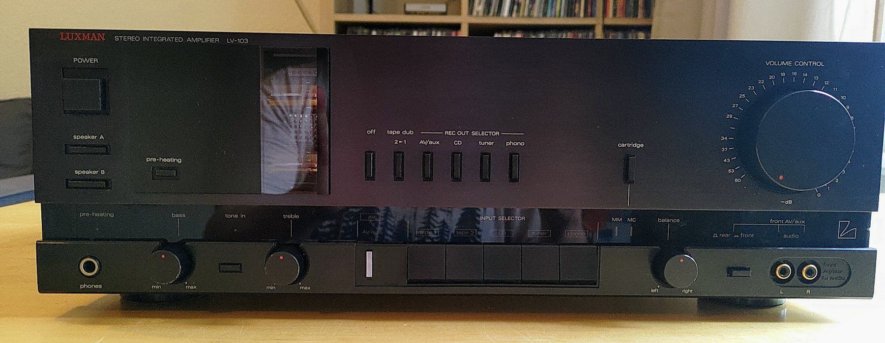 Luxman Amplificatori: Luxman LV-103 --- revidiert – Usato da Zürich venduto da klausman
