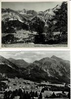 2 AK LENZERHEIDE gegen Lenzerhorn GR beide gel. ca 1930/55!