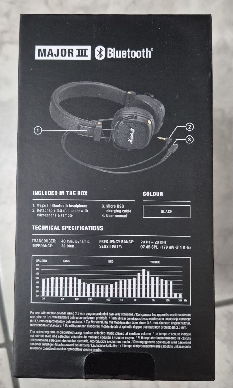 Marshall Cuffie: Kopfhörer Marshall Major III Bluetooth – Usato da Emmenbrücke venduto da Mauri10 3