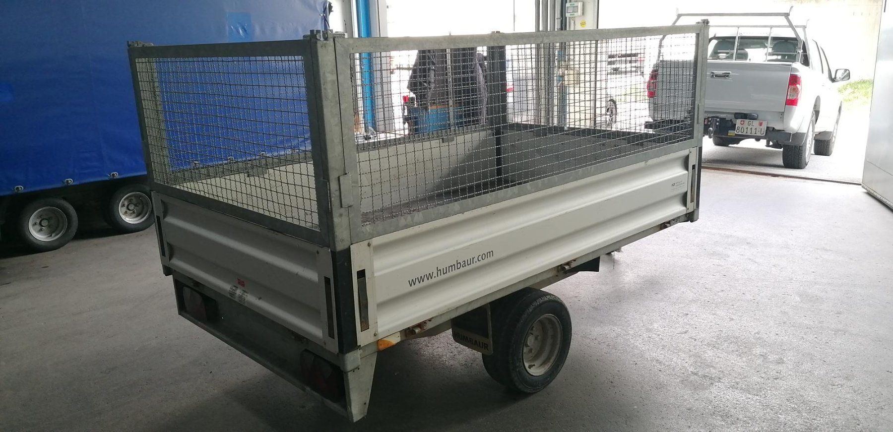 Humbaur Anhänger: Humbaur Kipper HUK 150 – Gebraucht aus Riedern von Blechbeisser 1