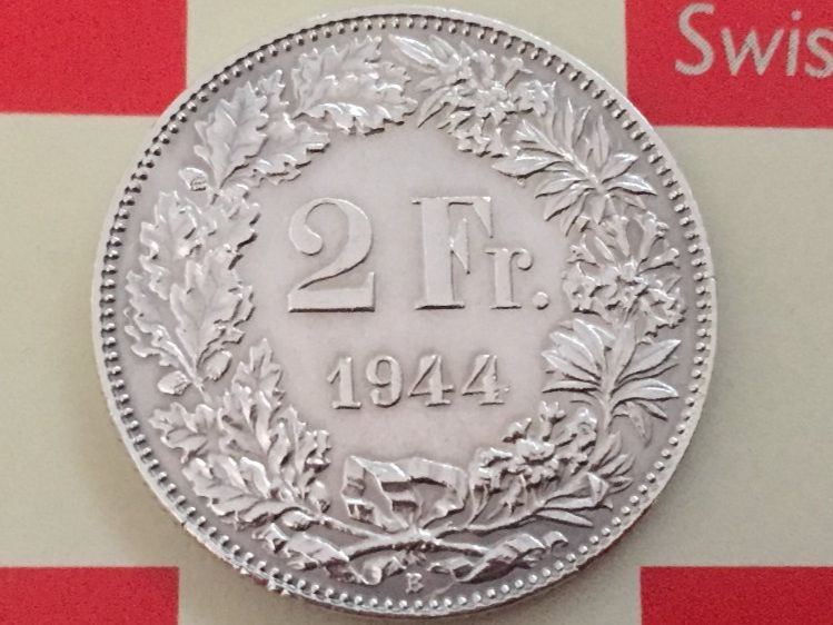 Tutti le monete: 2 Franken 1944 vz – Usato da Elsau venduto da herbybay