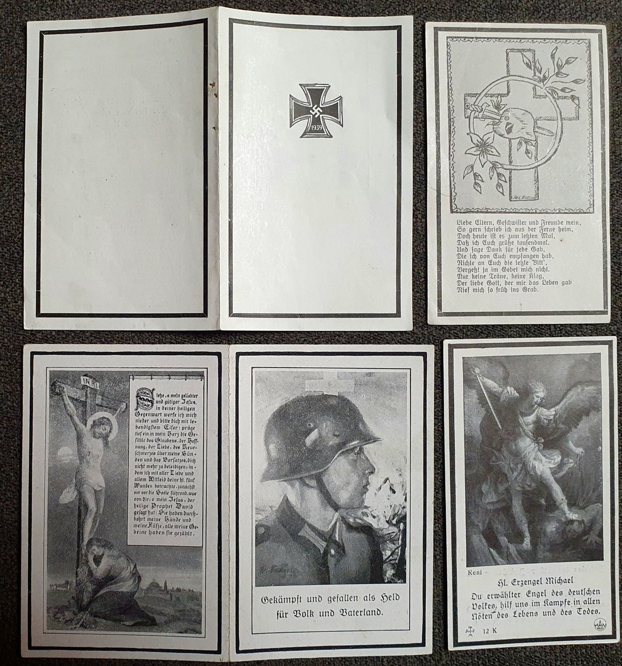 Foto & Immagini: Sterbebilder / WK2 Wehrmacht – Usato da Pregassona venduto da eld_st6b 1