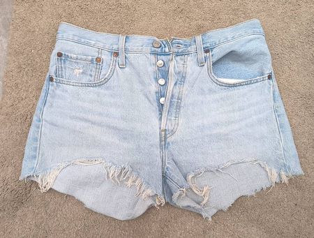 Levi's 501  Short en jean délavé clair, taille W30
