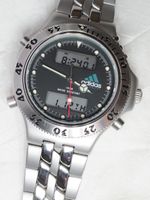 ADIDAS 37mm - 41mm Armbanduhr Chrograph Quartz rar Uhr läuft