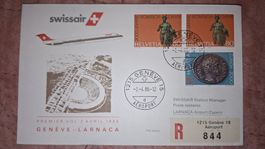 Swissair Genève - Larnaca 02.04.1986
