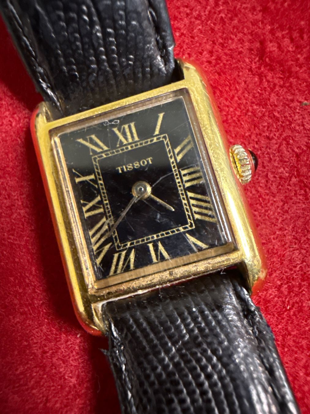 Tissot Orologi: Tissot Tank Handaufzug 21 mm – Usato da Pfeffingen venduto da Allhandelklgwatches