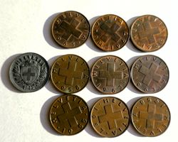10 Stk. 2 Räppler 1942-1969 (verschiedene Jahrgänge) Set 5.5