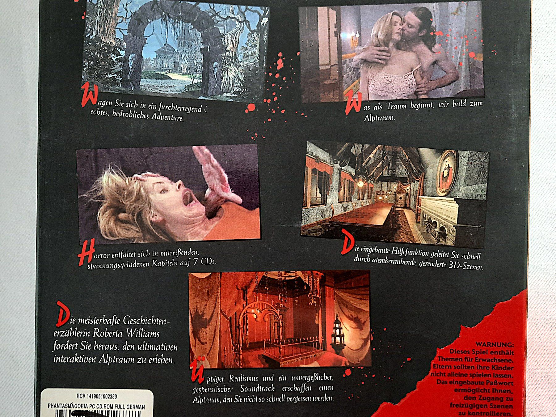 Giochi: SIERRA/ROBERTA WILLIAMS: "Phantasmagoria" – Usato da Beinwil am See venduto da Restwert_Beinwil 2