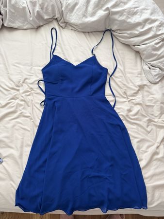 Abendkleid blau Grösse 36