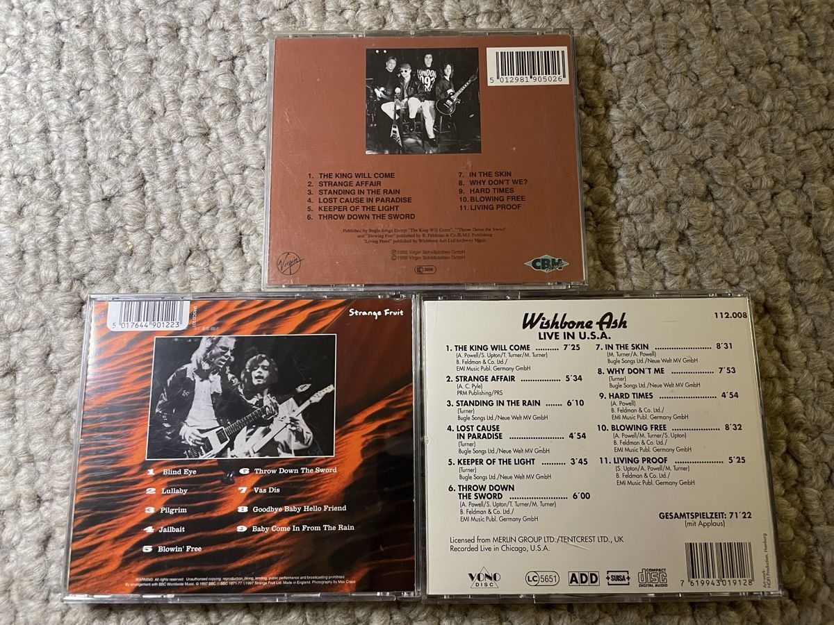 CD: 3x Wishbone Ash – Usato da Reinach AG venduto da trigger7811 2