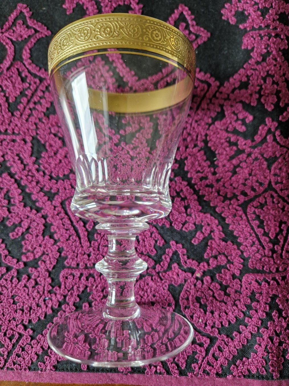 Bicchieri: Theresienthal Kristallgläser mit Minton Borte – Nuovo (secondo la descrizione) da Bern venduto da Antikbatik 7