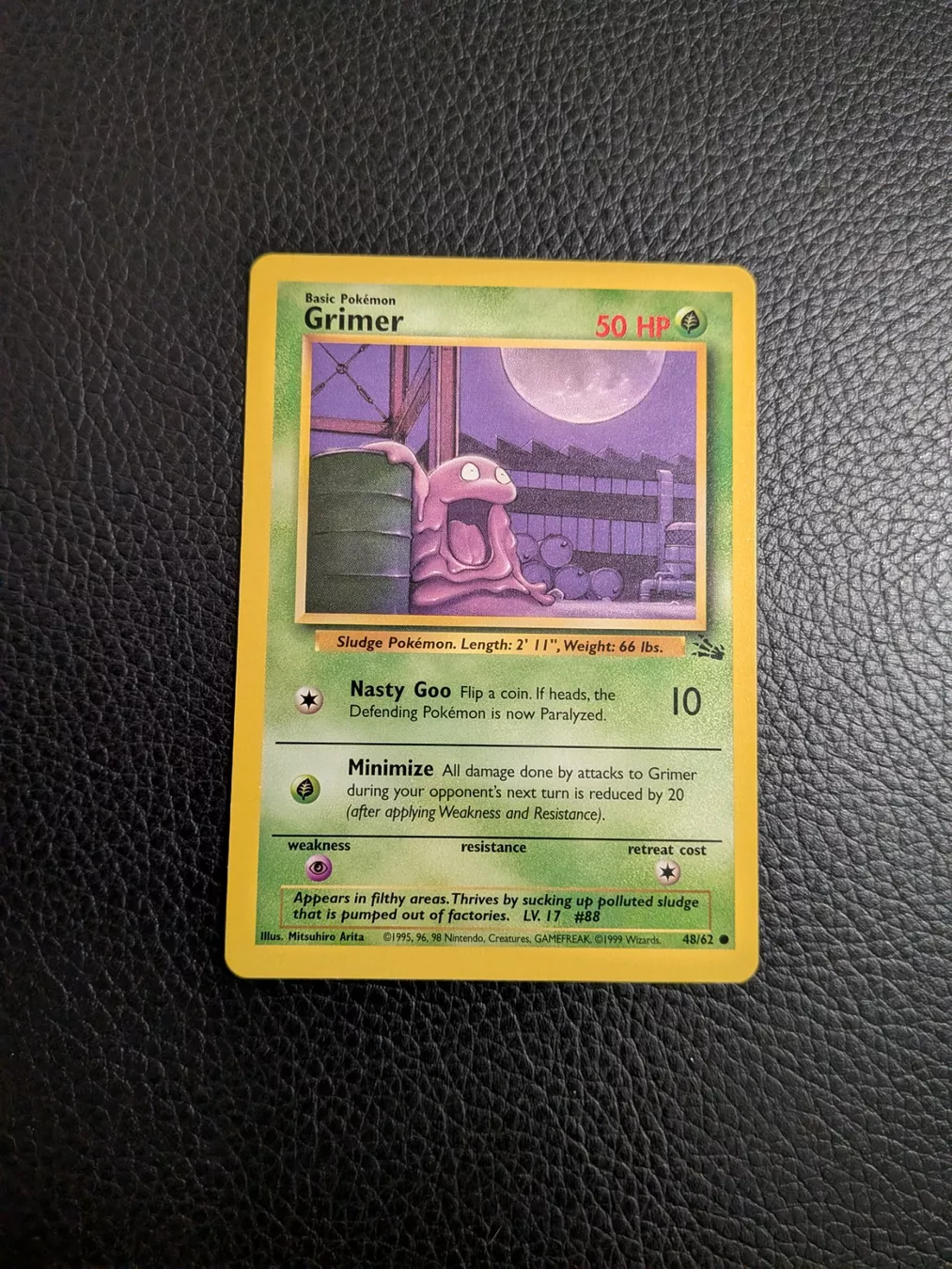 Pokémon Carte collezionabili: Fossil Grimer 48/62 Ab 1 – Usato da Paradiso venduto da Pkmn10