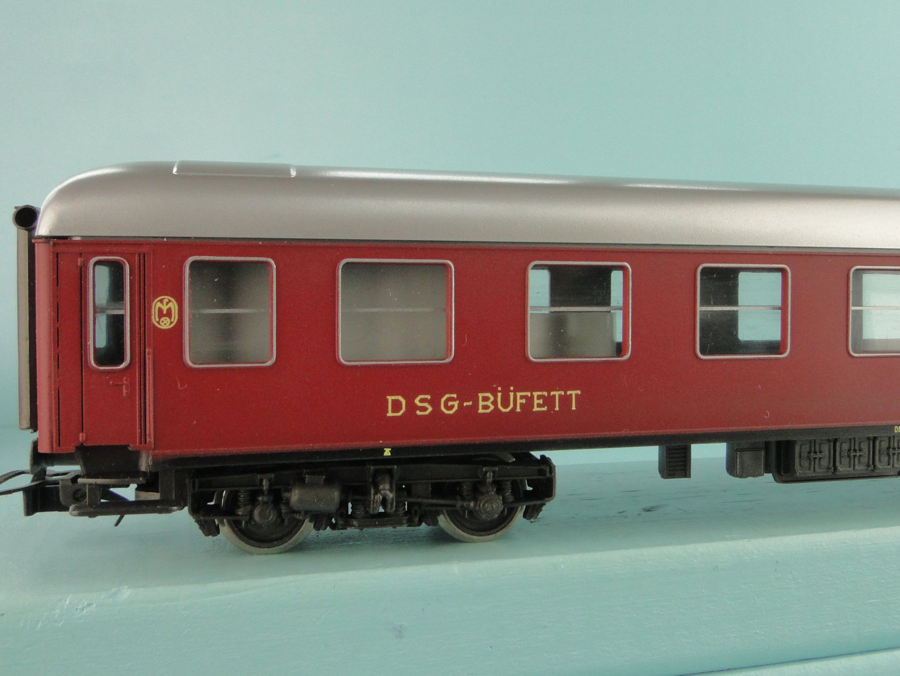 Rivarossi Modellini di ferrovie: Rivarossi H0 2921 DB Buffet Wagen, AC/WS – Usato da Bülach venduto da cann11 8