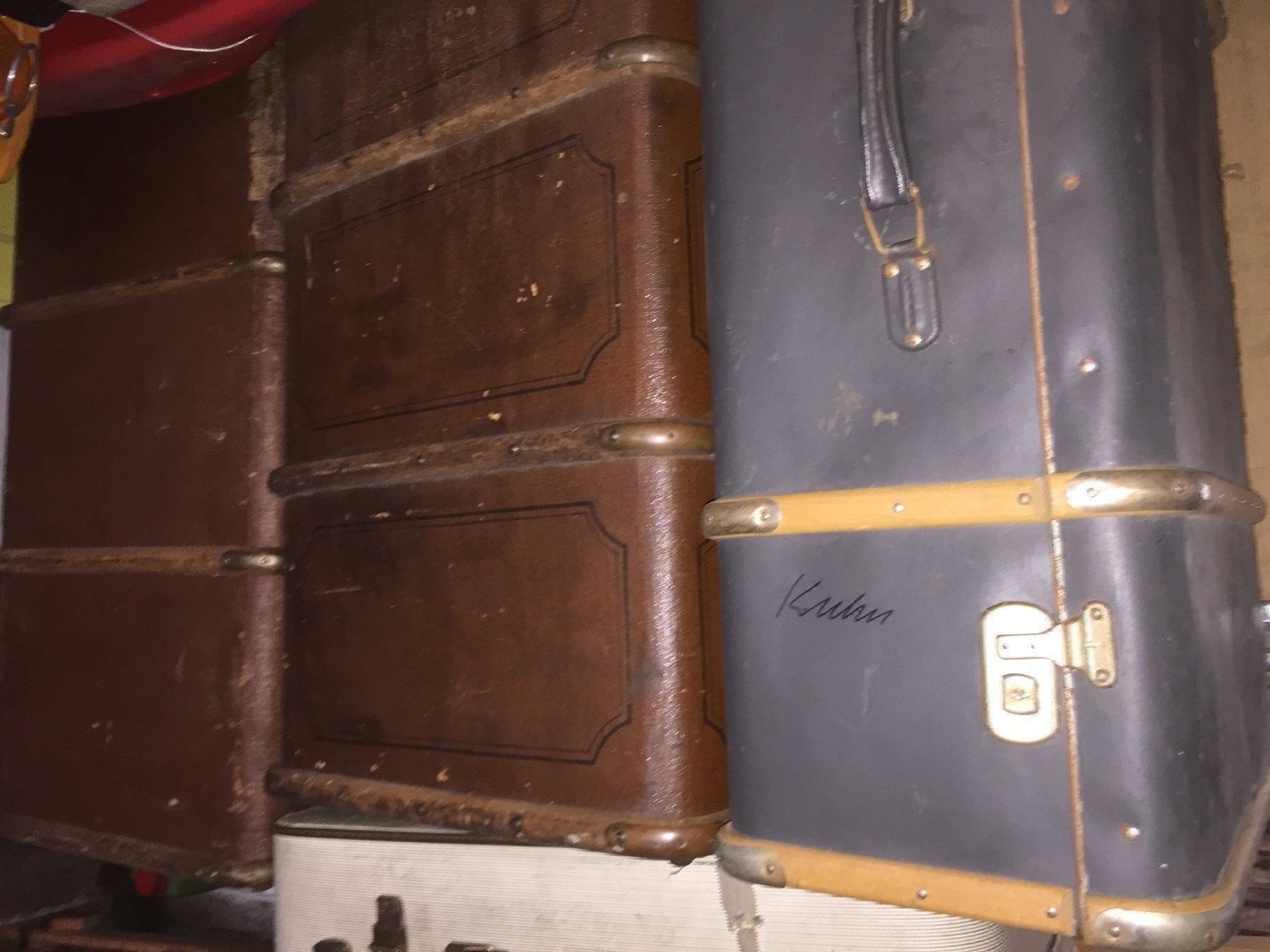 Valigie: valises vintage. – Usato da Biel/Bienne venduto da Belmonte1