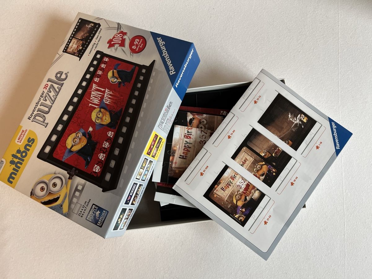 Ravensburger Puzzle: Ravensburger 3D Puzzle Minions 108 tlg – Usato da Stäfa venduto da Exclusive0