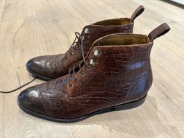 Melvin & Hamilton Herren Stieflette Gr. 44 Leder