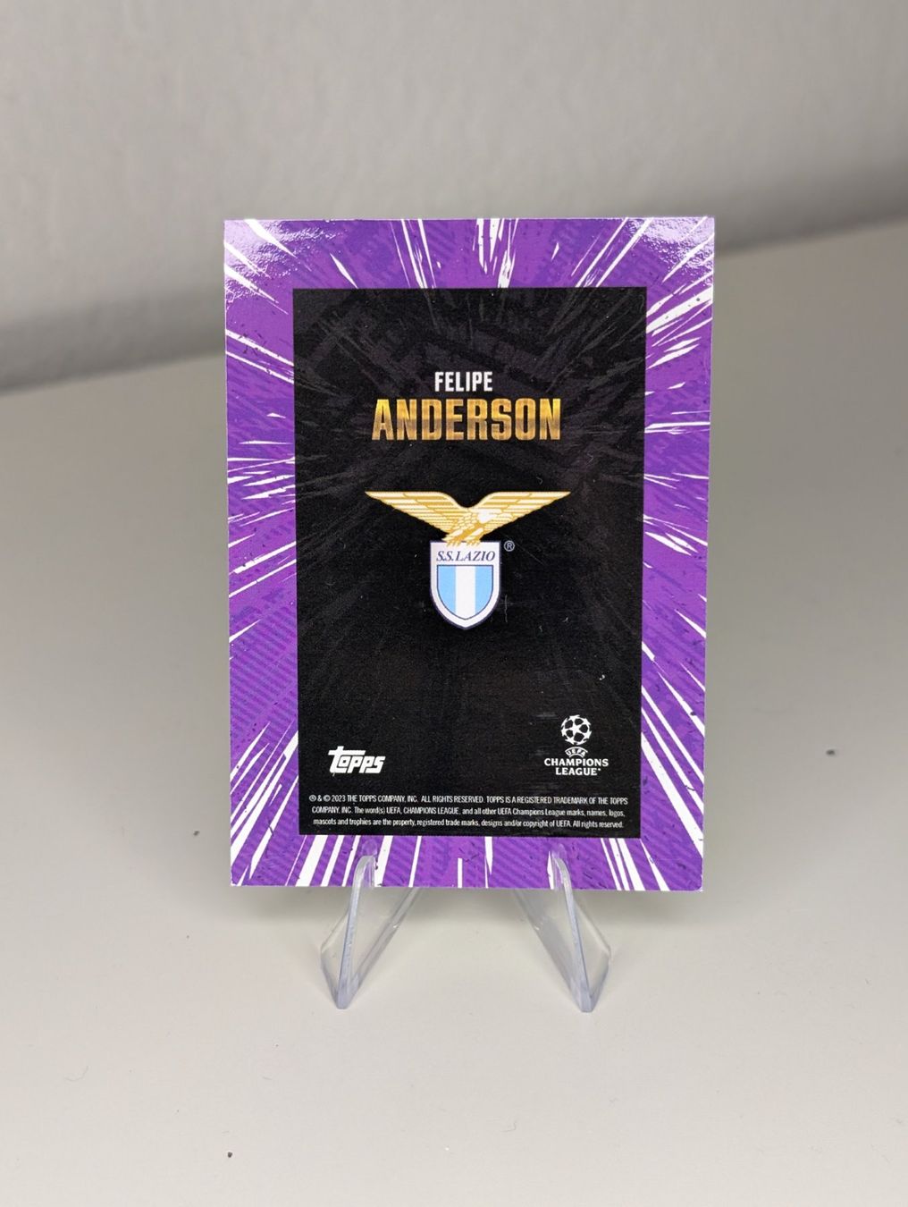 Topps Carte collezionabili: Felipe Anderson 20/25 Topps Gold – Nuovo (secondo la descrizione) da Hunzenschwil venduto da BRPCards 1