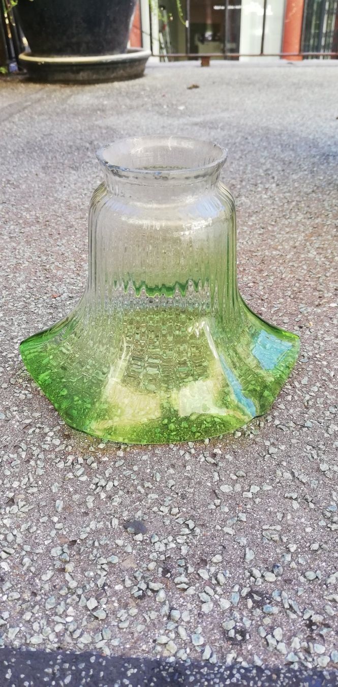 Lampenschirme: Alter Lampenschirm aus Glas – Gebraucht aus Thun von Matthias72