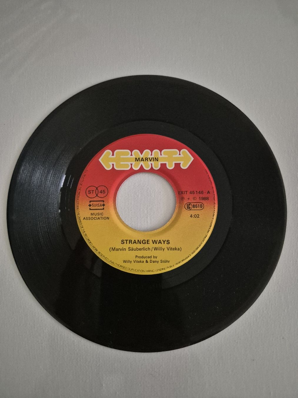 Dischi in vinile: Marvin  - Strange Ways - Single 7 , CH – Nuovo (secondo la descrizione) da Uster venduto da newwave0 3