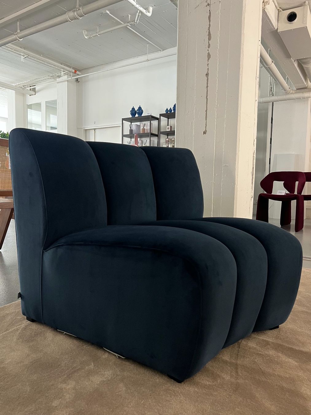 Divani: Dunkelblaues Modulsofa – Usato da Zürich venduto da RSO8005 2