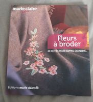 Livre "Fleurs à broder" neuf