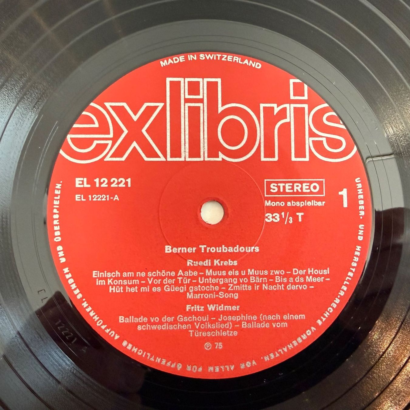 Dischi in vinile: BERNER TROUBADOURS 2 – Usato da Zürich venduto da fehlton 3