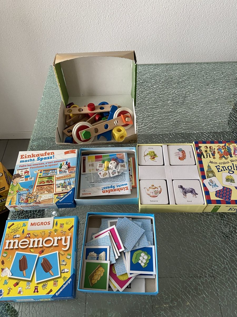 Spiele: 4 Lernspiele ab 3 und 4 Jahre – Gebraucht aus Oftringen von andrax 1