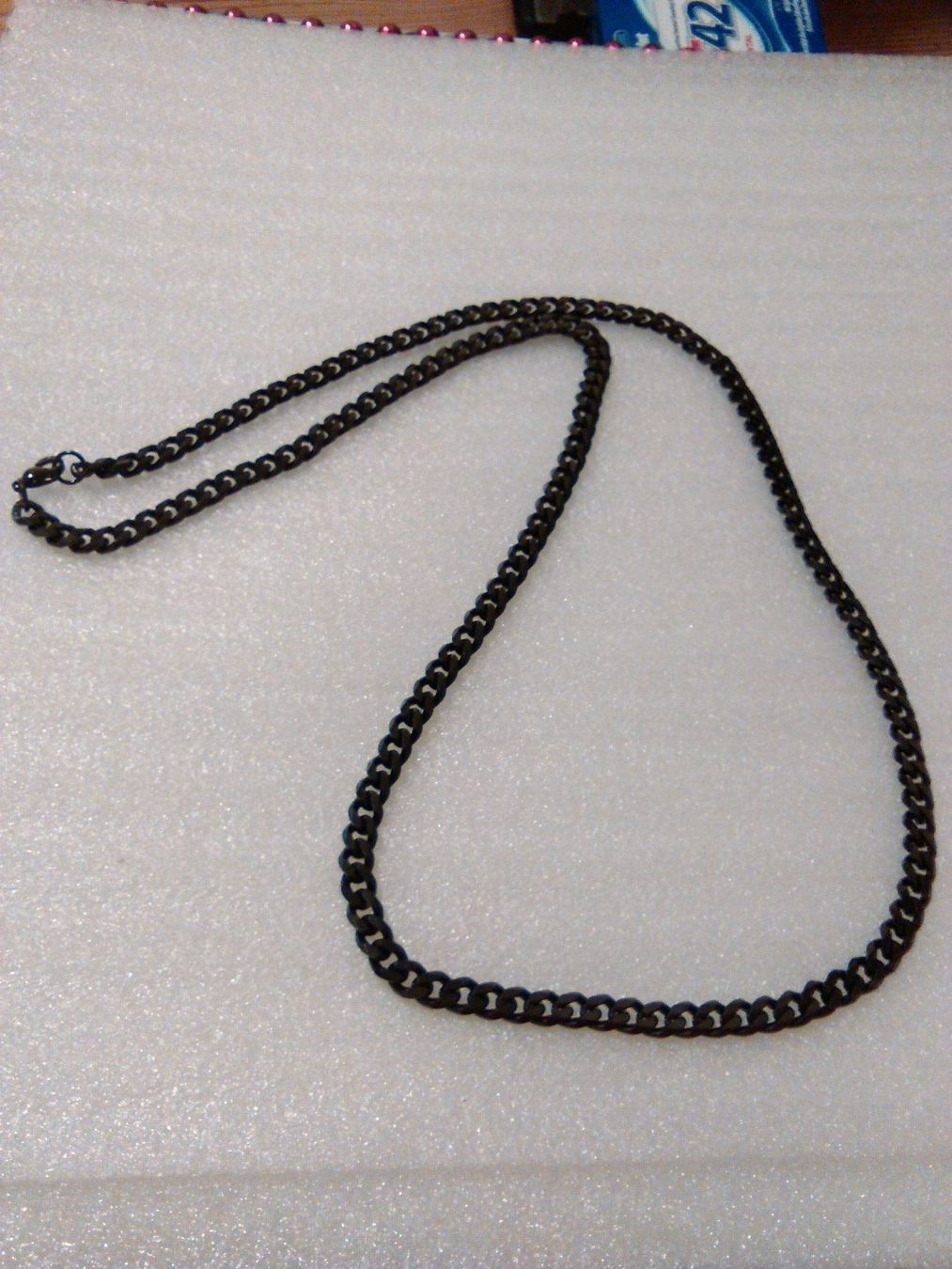 Colliers: EDELSTHAL KETTEN 80cm,schwarz – Neuf (Voir description) à Basel par bijoutrie_4 6