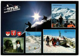 Engelberg - 5 Bild AK Titlis