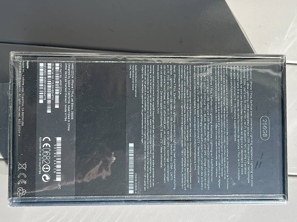 Apple Handys / Smartphones: iPhone 7plus schwarz 256gb neu – Neu und originalverpackt aus Bottighofen von korimako 2