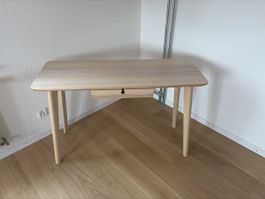 Schreibtisch Holz hell mit Schublade guter Zustand