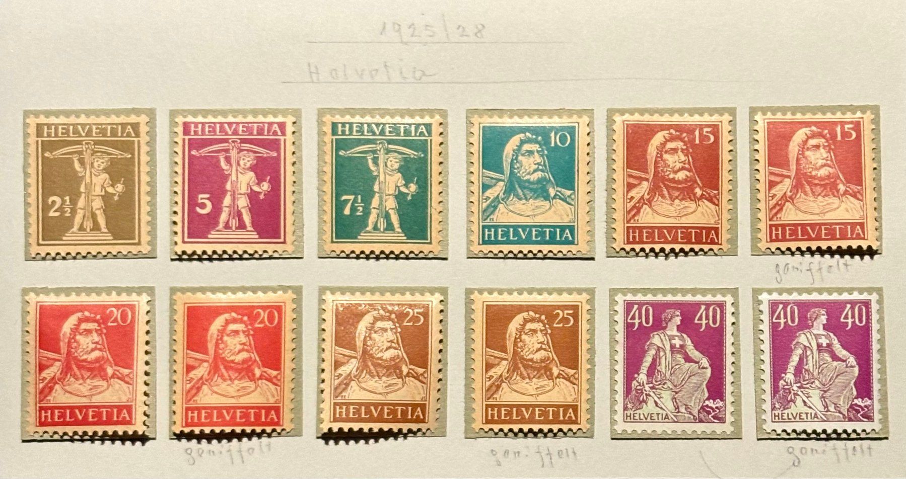 Tutti i francobolli: SCHWEIZER BRIEFMARKEN 1925/28 – Usato da Ostermundigen venduto da Wyatt-Earp