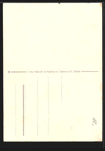 Cartoline postali: Birmensdorf, Kirche mit Grabsteinen und  – Usato da Berlin venduto da bartko-reher 1