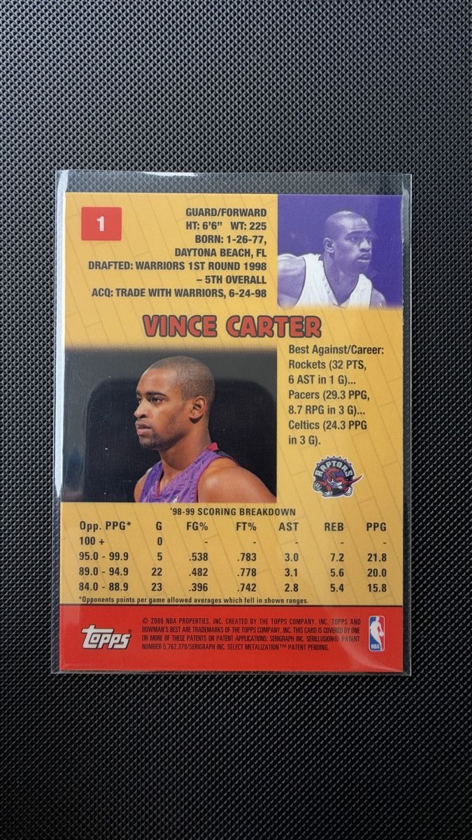 Nba Carte collezionabili: Vince Carter Topps Bowmans Best 2000 – Usato da Affoltern am Albis venduto da mr_choppa 1