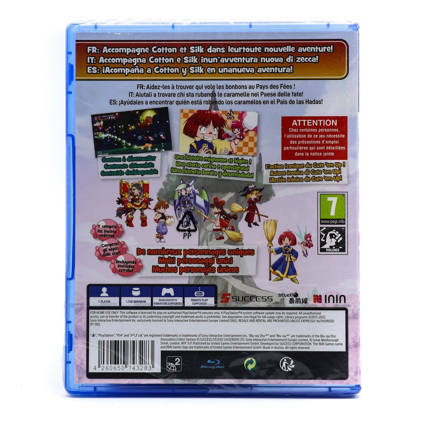 Jeux: Cotton Fantasy - PS4 - NEW – Neuf avec emballage d'origine à Paudex par dindeboy 1