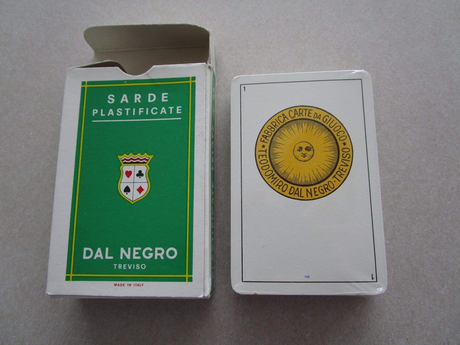 Giochi: DAL NEGRO / Spielkarten – Nuovo e nell'imballaggio originale da Grenchen venduto da Bass25