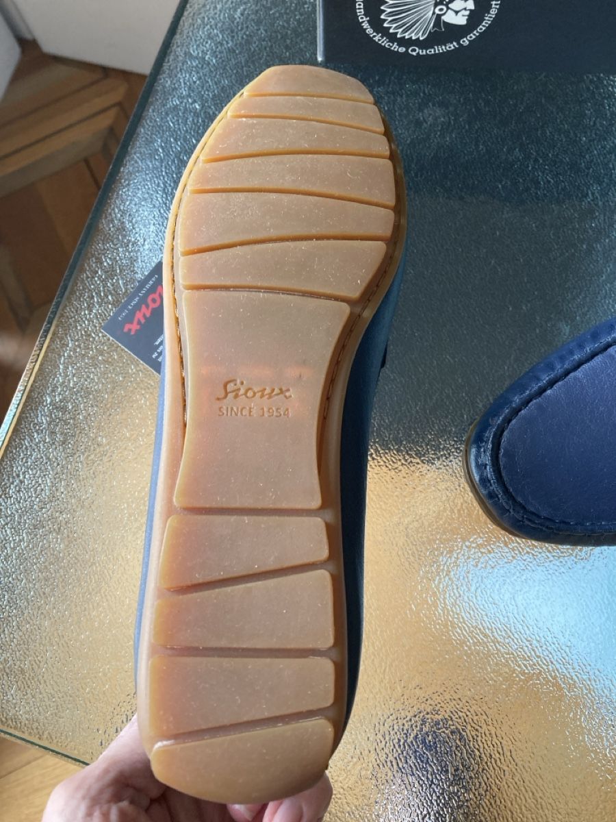 Damenschuhe: Sioux Mokassin, 40, navy, neu, super bequem! – Neu und originalverpackt aus Zürich von elegantissima 6