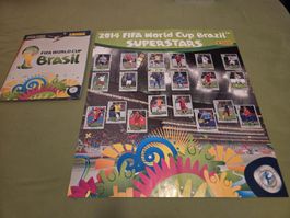 Panini Album WM 2014 komplett mit Poster 