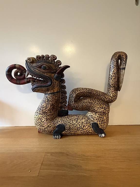 Sculture & Statue: Indonesische Naga Holzfigur – Usato da Basel venduto da dietschy77