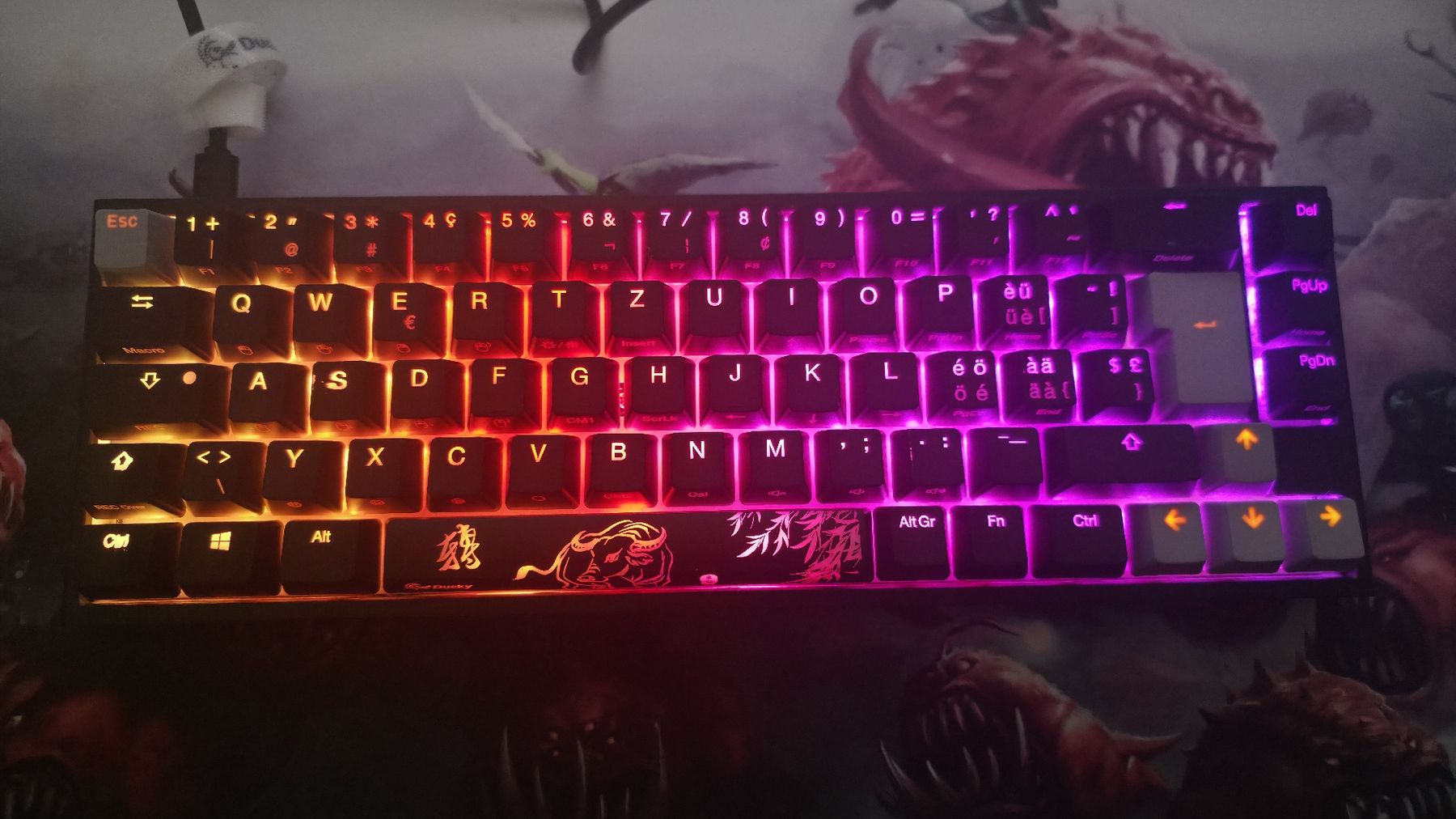 Ducky Tastiere: Mechanical Keyboard QWERTZ Layout Used Condition – Usato da Petit-lancy venduto da A.DEV 2