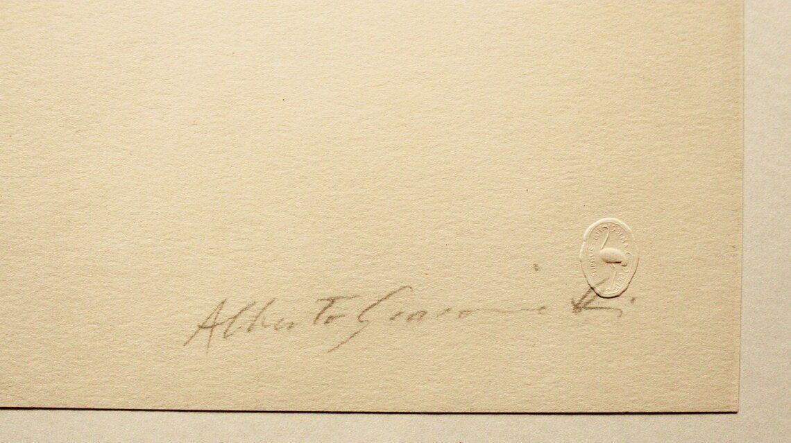 Arts picturaux & lithographies: Alberto Giacometti, Vintage Lithographie – Neuf (Voir description) à Ponte Tresa par 11GalleriaAlterEgo11 3