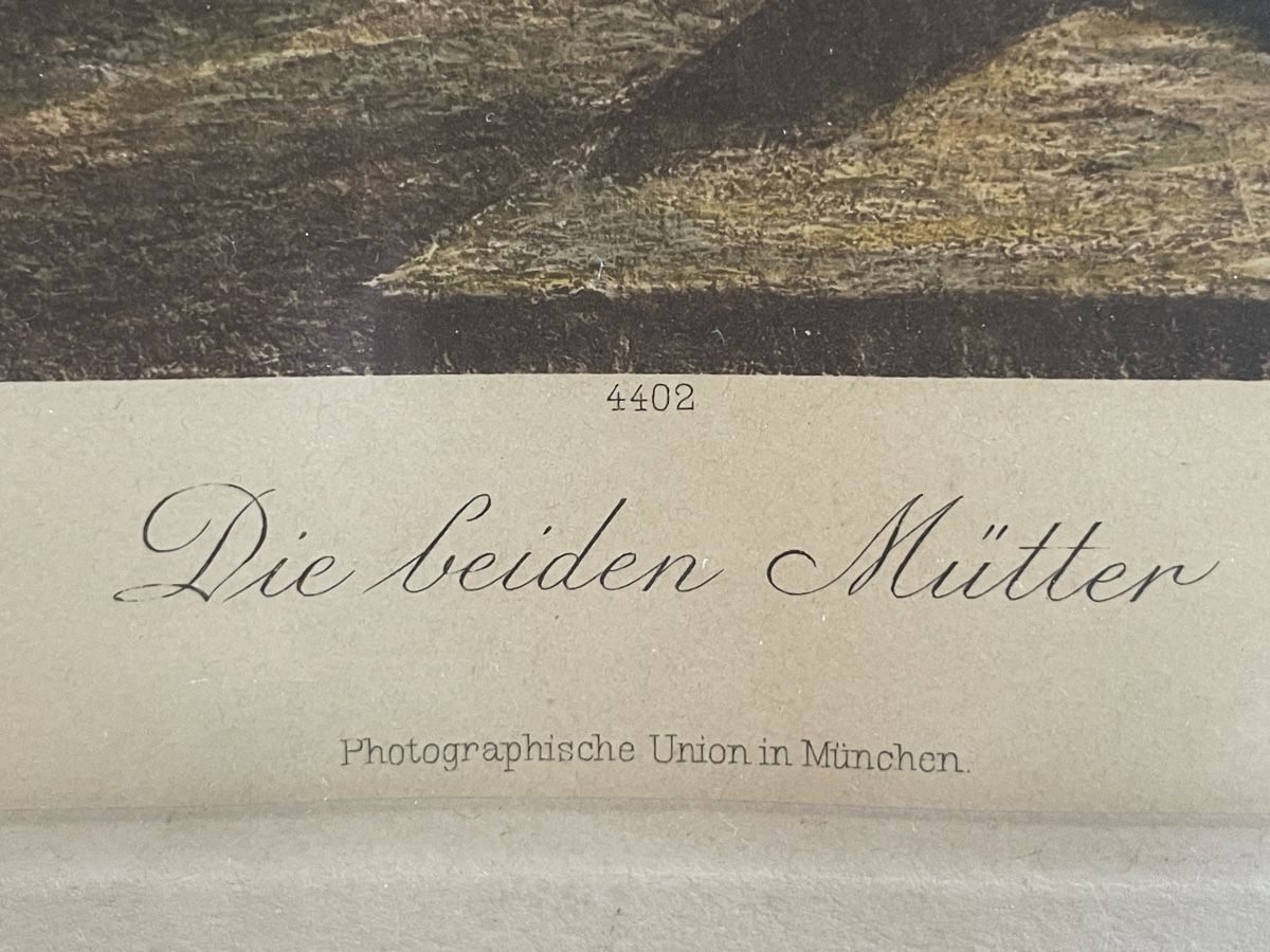Incisioni: Antiker Stich"Die beiden Mütter" – Usato da Triesen venduto da Ubeer 3