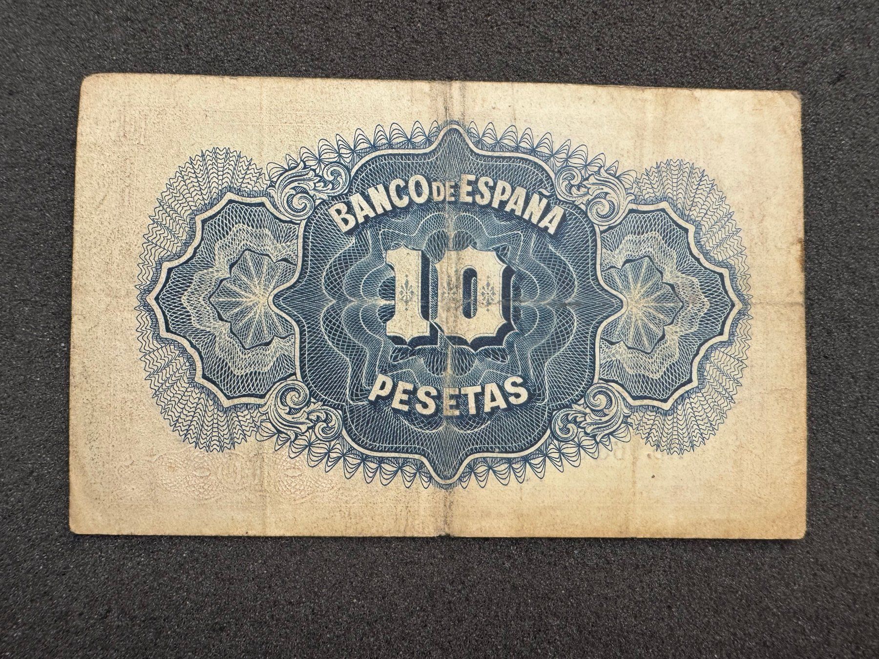 Banconote: 10 Pesetas Spanien Banknote 1935 – Usato da Reitnau venduto da tb-muenzen 1