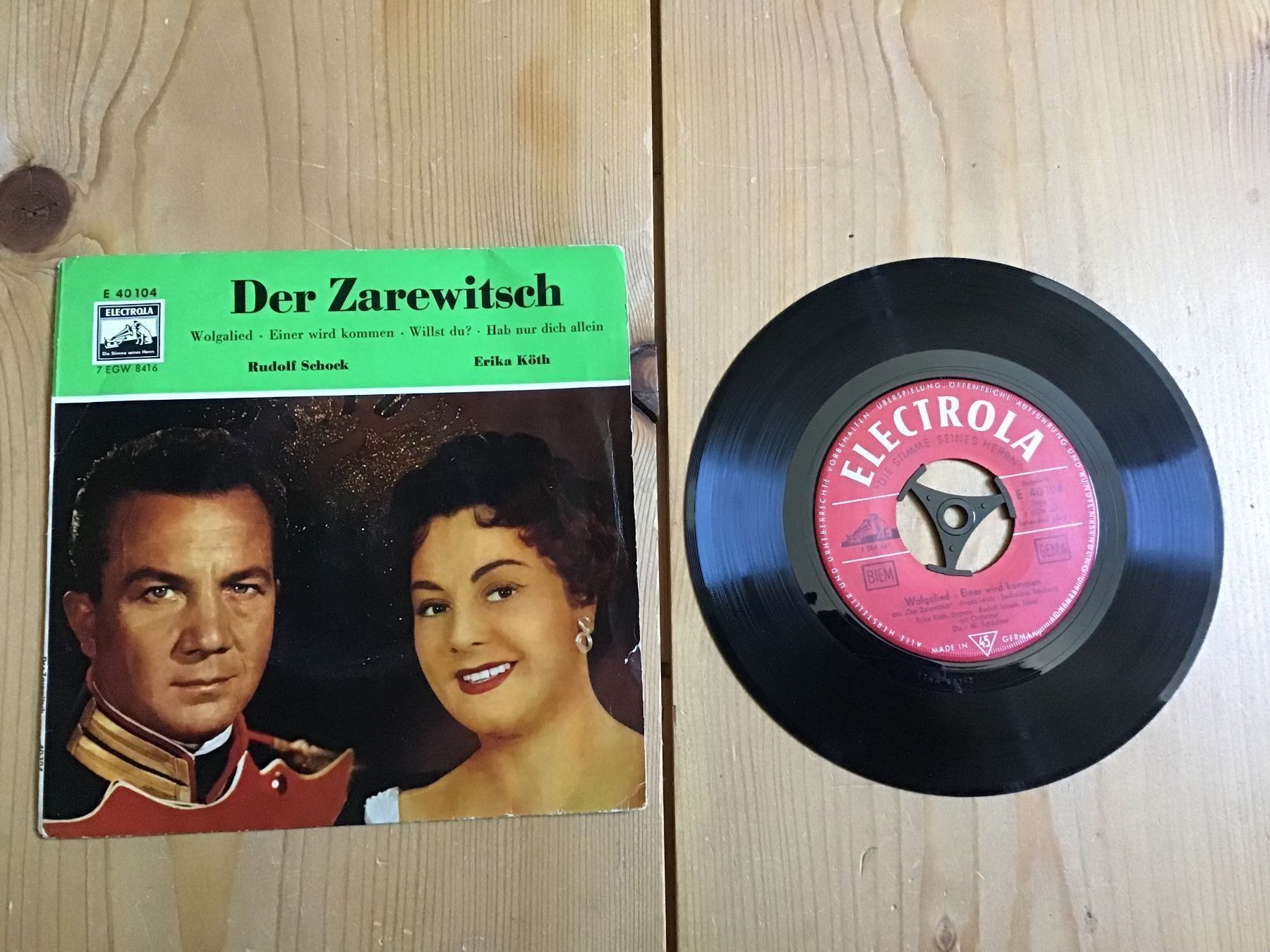Schallplatten: single, R. Schock, der zarewitsch – Gebraucht aus liestal von makai05