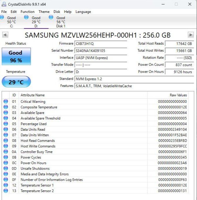 Samsung Dischi rigidi: 256GB Samsung NVME – Usato da Münsingen venduto da tim_2xql 2