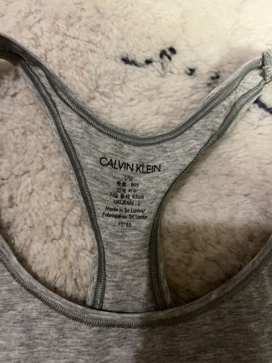 Calvin Klein Autres dessous: Calvin Klein Bustier 3 Stück grau L Top Zustand – Neuf (Voir description) à Kerzers par del13 3