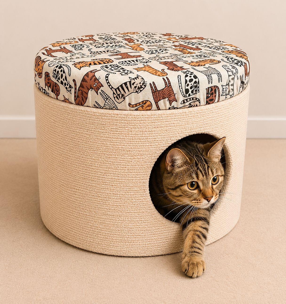 Cucce & Letti: Eco-design Katz Katzenhaus Hocker – Nuovo (secondo la descrizione) da Domat-ems venduto da Gr8wood