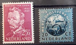 Niederlande Kat. 545 & 640 **/* 1949/54
